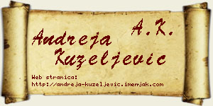 Andreja Kuzeljević vizit kartica